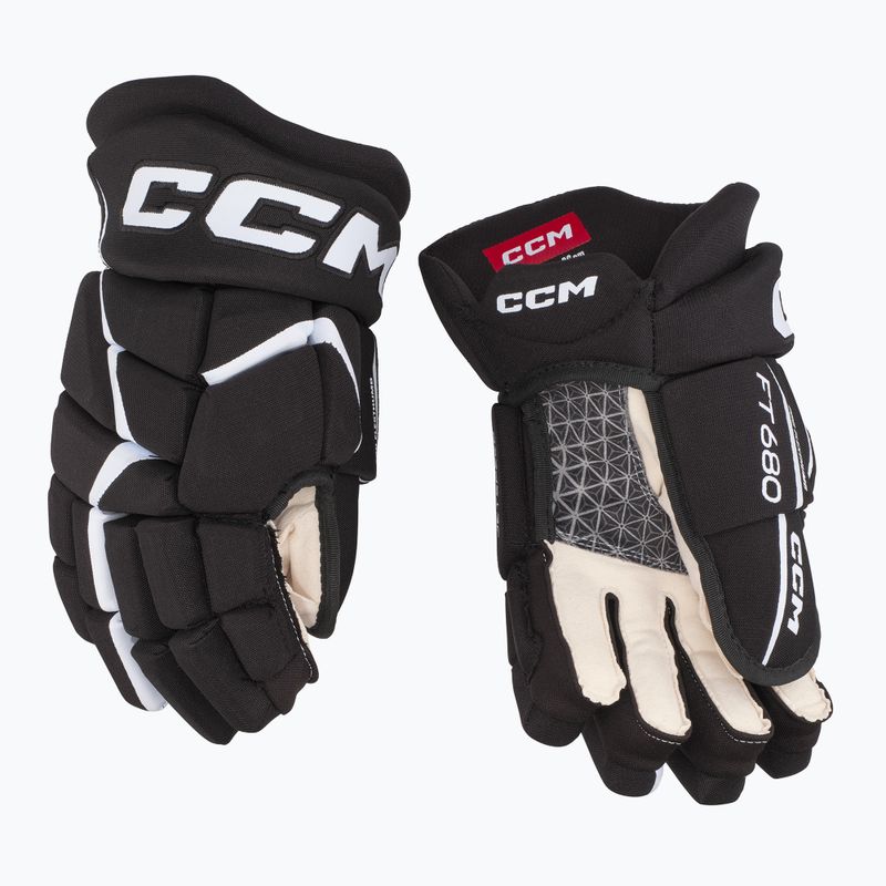 hokikesztyű CCM JetSpeed FT680 SR black/white 2