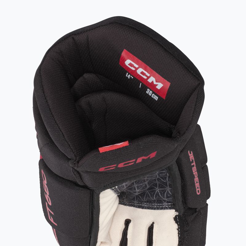 hokikesztyű CCM JetSpeed FT680 SR black/red 4