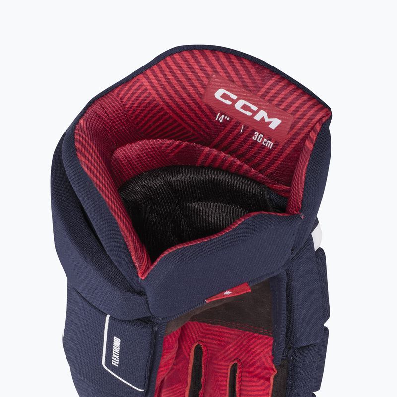 Gyerek jégkorongkesztyű CCM Next JR navy/white 4