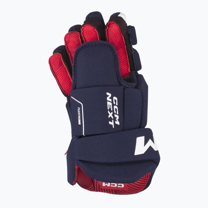 Gyermek hokikesztyű CCM Next YTH navy/white 3