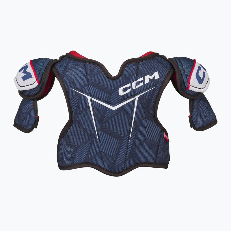 gyermek hoki vállvédők CCM Next YTH navy/white 2