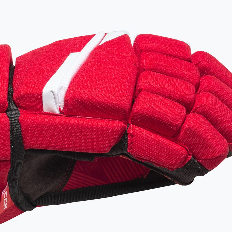 Gyerek jégkorongkesztyű CCM Next YTH red/white 3