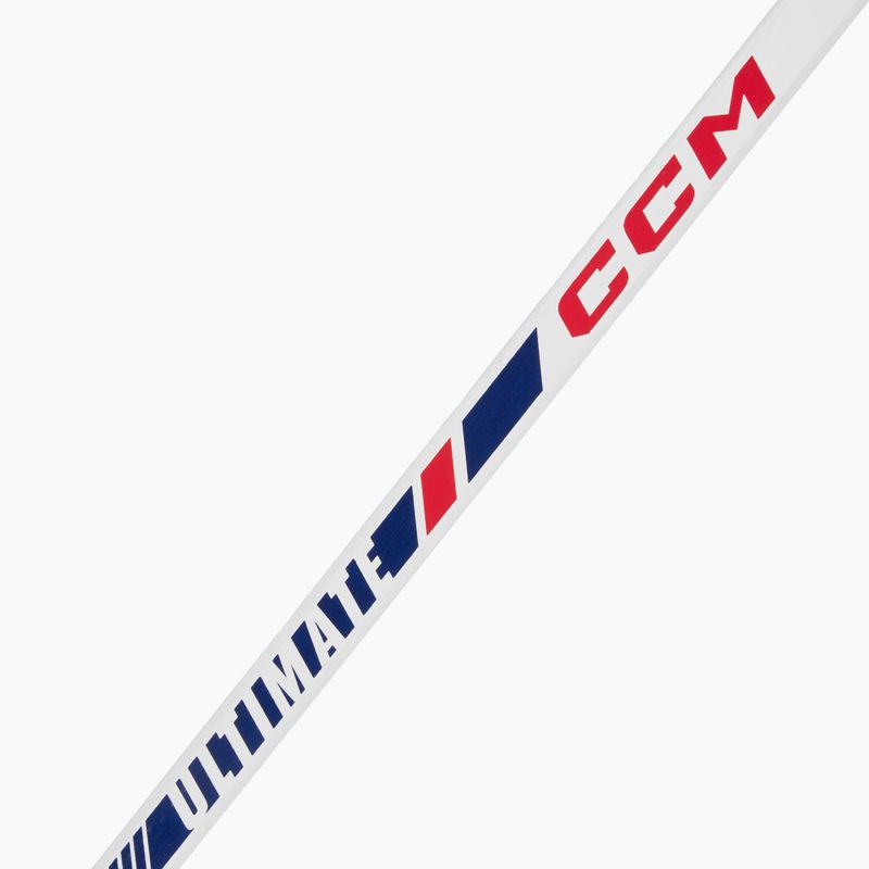Gyerek jégkorongütő CCM Ultimate JR white 2