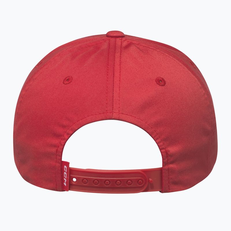 CCM Team Flatbrim Snapback SR baseball sapka piros 3