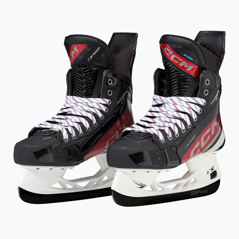 Férfi hokikorcsolya CCM JetSpeed FT6 Pro SR Wide black 4