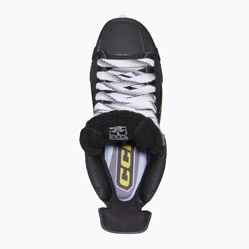Férfi hokikorcsolya CCM Tacks XF90 SR fekete 7