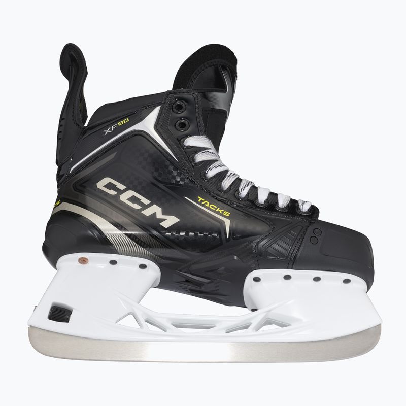 Férfi hokikorcsolya CCM Tacks XF80 SR fekete 5