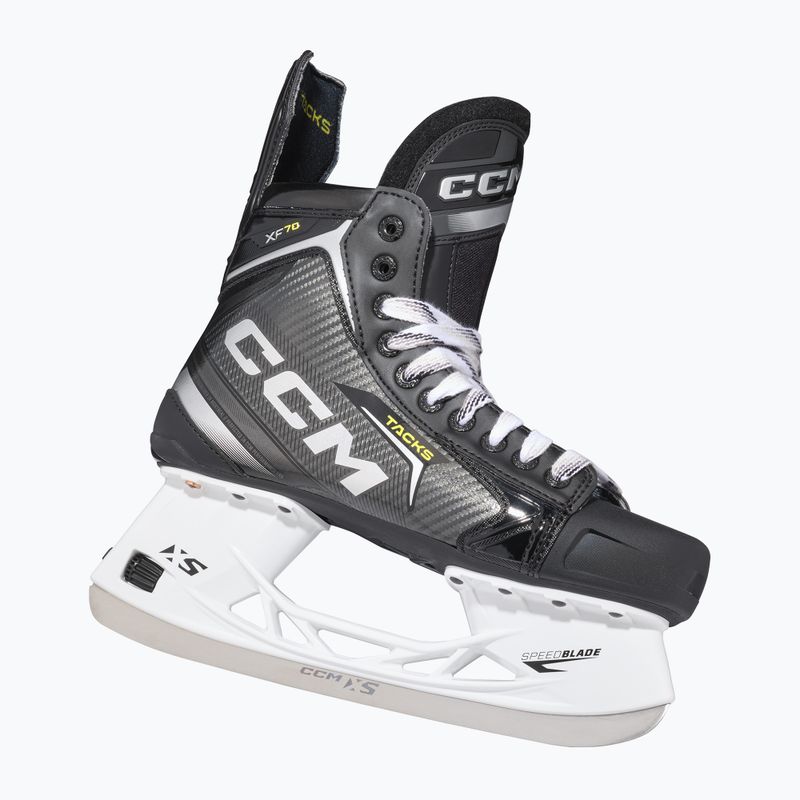 Férfi hokikorcsolya CCM Tacks XF70 SR fekete 6