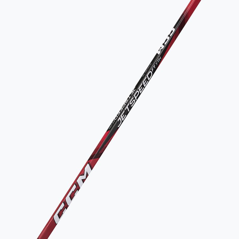 Junior hokiütő CCM JetSpeed FT Youth black/red 5