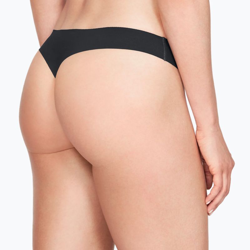 Under Armour női varrás nélküli bugyi Ps Thong 3-Pack fekete 1325615-001 6