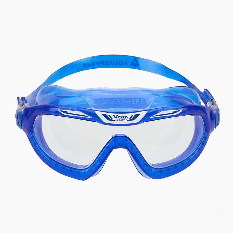 Aquasphere Vista XP kék/fehér/tiszta úszómaszk 2