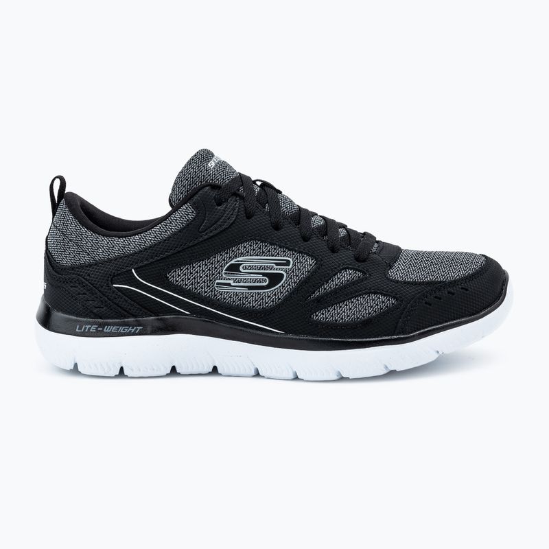 SKECHERS Summits South Rim fekete/fehér férfi edzőcipő 2