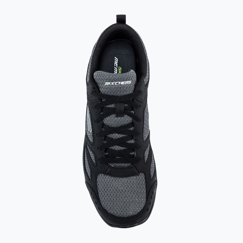 SKECHERS Summits South Rim fekete/fehér férfi edzőcipő 5