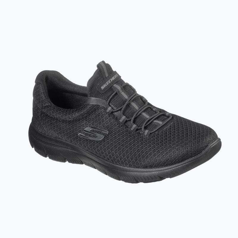 Női edzőcipő SKECHERS Summits fekete 7