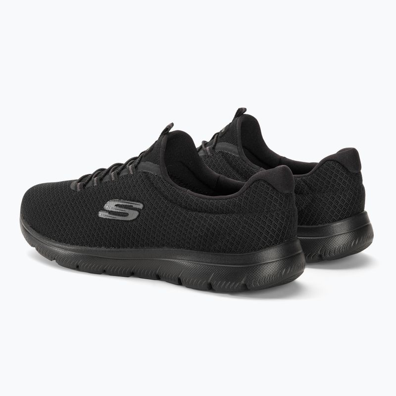Női edzőcipő SKECHERS Summits fekete 3