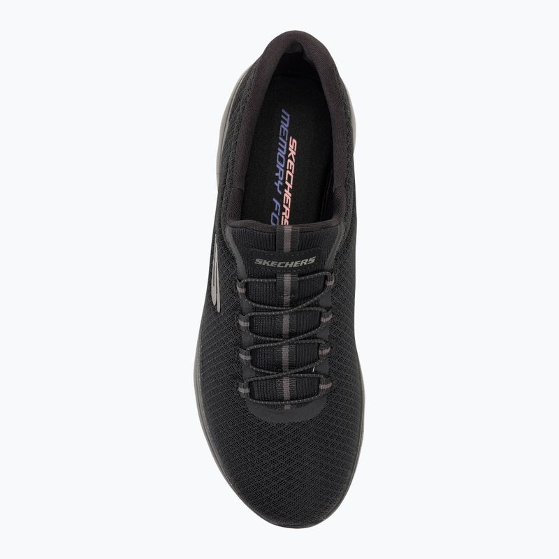 Női edzőcipő SKECHERS Summits fekete 6