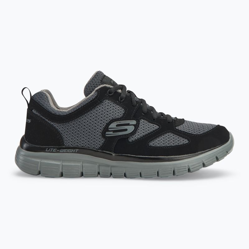 Férfi cipő SKECHERS Burns Agoura black/gray 2