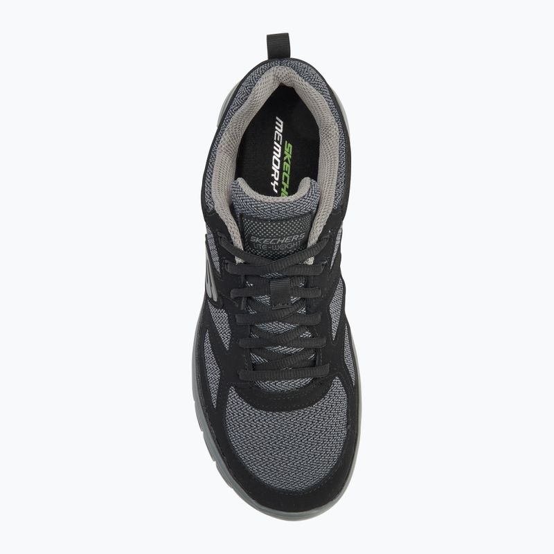 Férfi cipő SKECHERS Burns Agoura black/gray 5