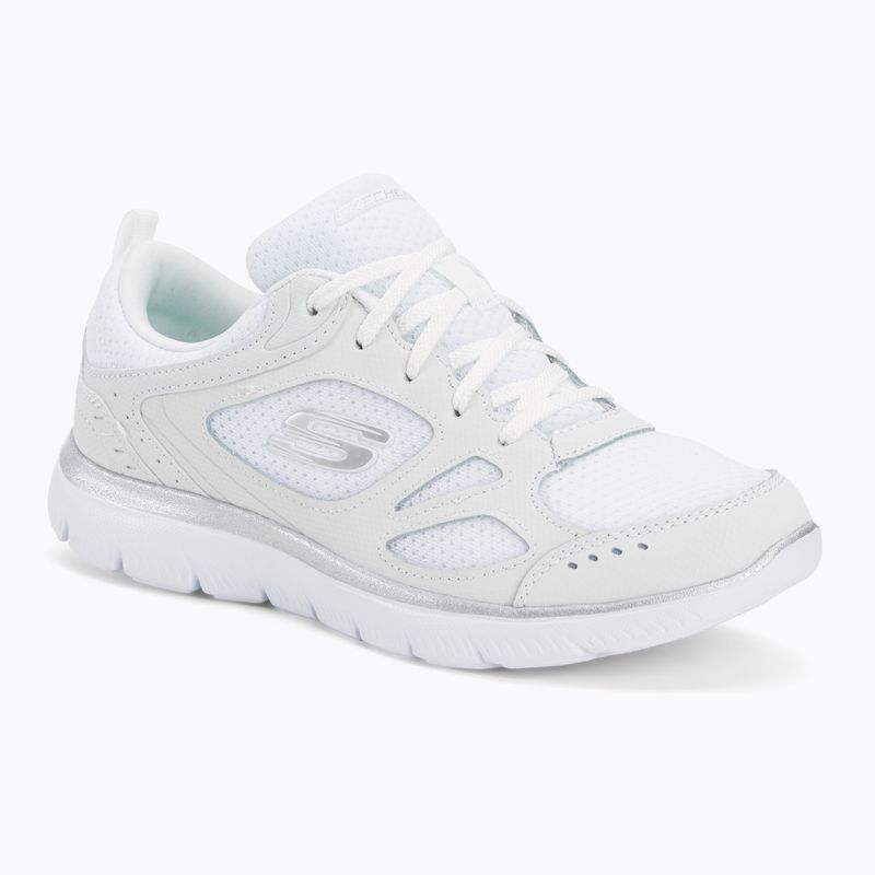 Női edzőcipő SKECHERS Summits Suited fehér/ezüst