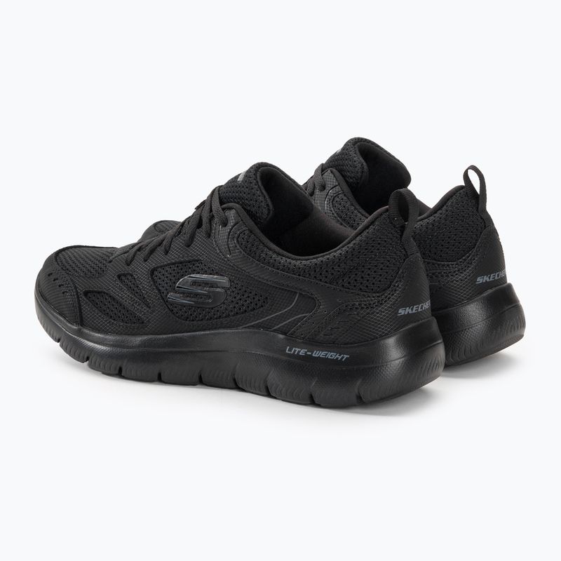 SKECHERS Summits South Rim fekete férfi edzőcipő 3
