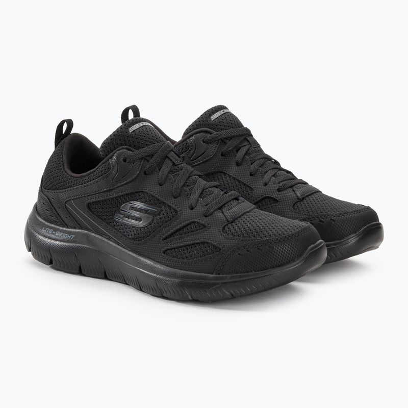 SKECHERS Summits South Rim fekete férfi edzőcipő 4