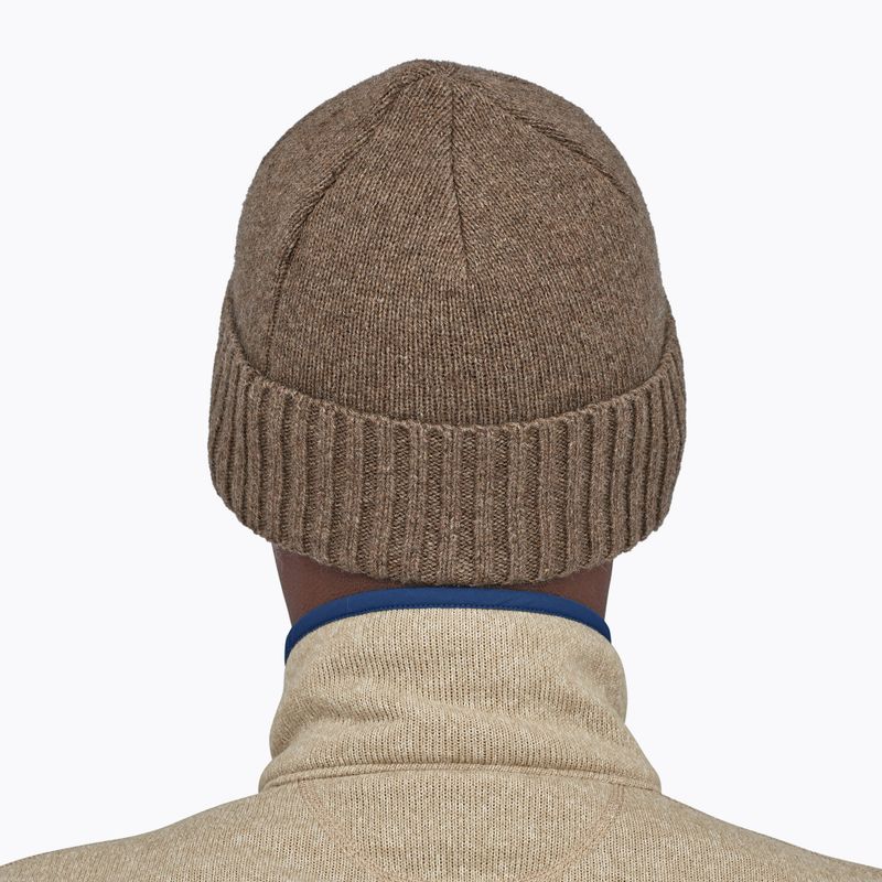 Patagonia Brodeo Beanie fitz roy pisztráng folt/ash tan trekking sapka 9
