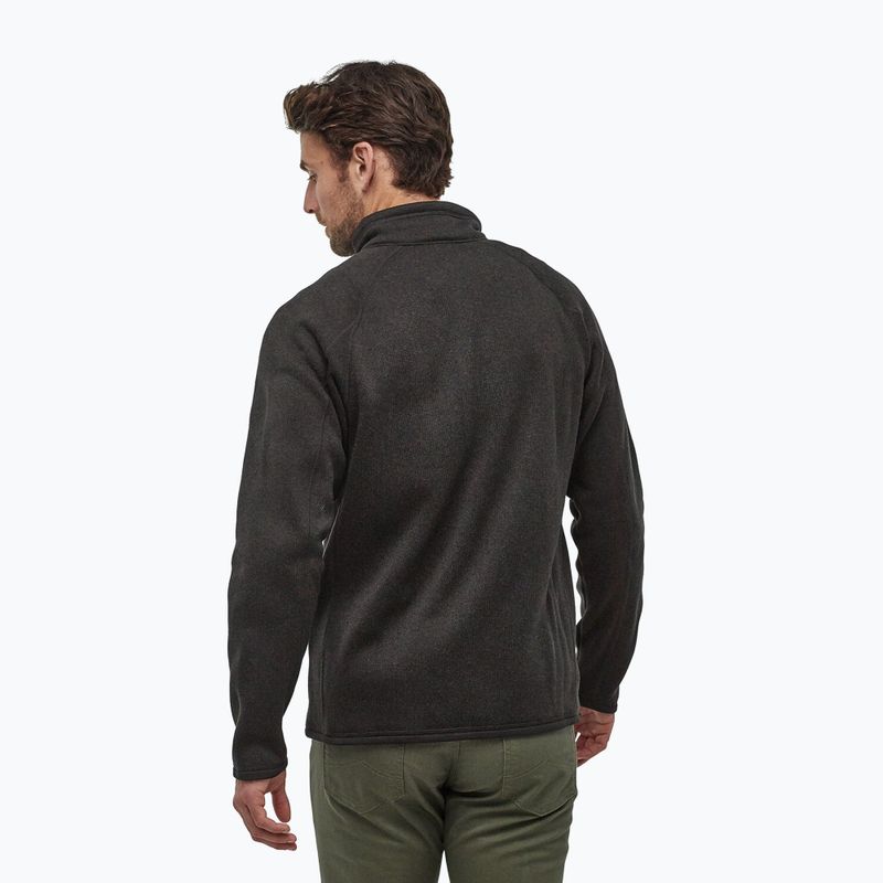 Férfi polár pulóver Patagonia Better Sweater 1/4 Zip black 2