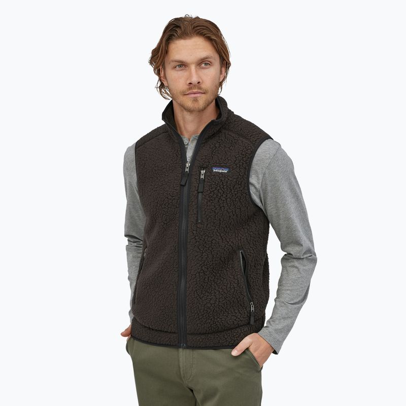 Férfi ujjatlan Patagonia Retro Pile Fleece black