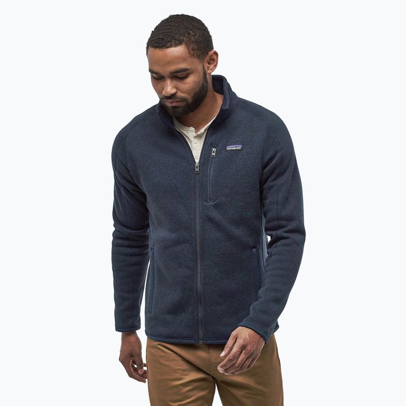 Férfi trekking pulóver Patagonia Better Sweater Fleece new navy