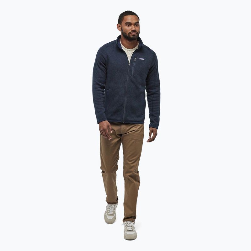 Férfi trekking pulóver Patagonia Better Sweater Fleece new navy 2