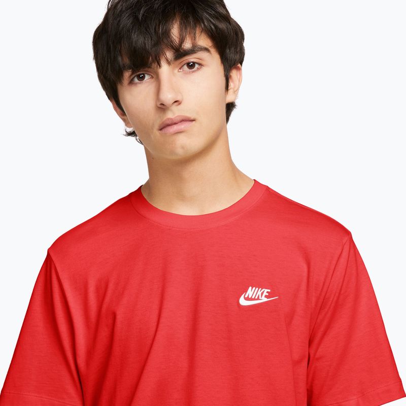 Férfi póló Nike Sportswear Club university red/white 3