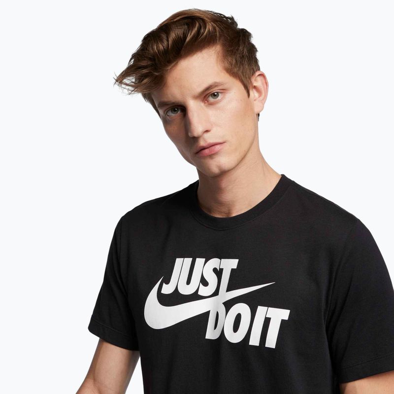 Férfi Nike Sportswear JDI póló fekete/fehér 4