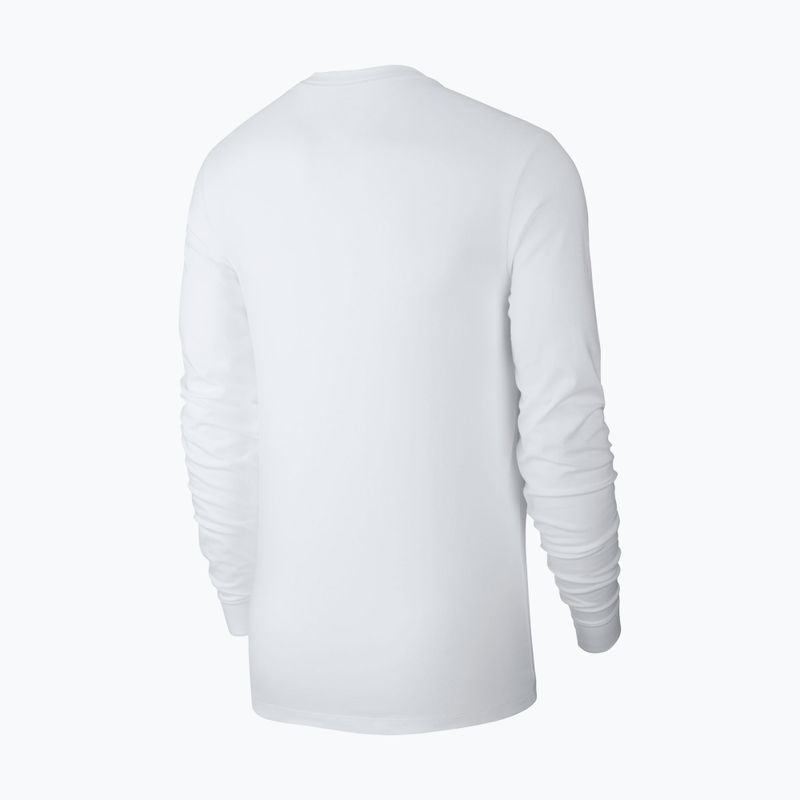 Férfi hosszú ujjú póló Nike Sportswear Club white/black 5