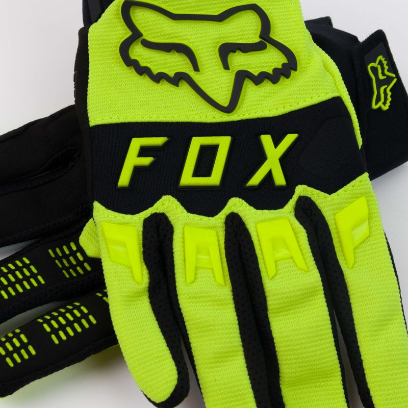 FOX Dirtpaw férfi kerékpáros kesztyű sárga 25796 4