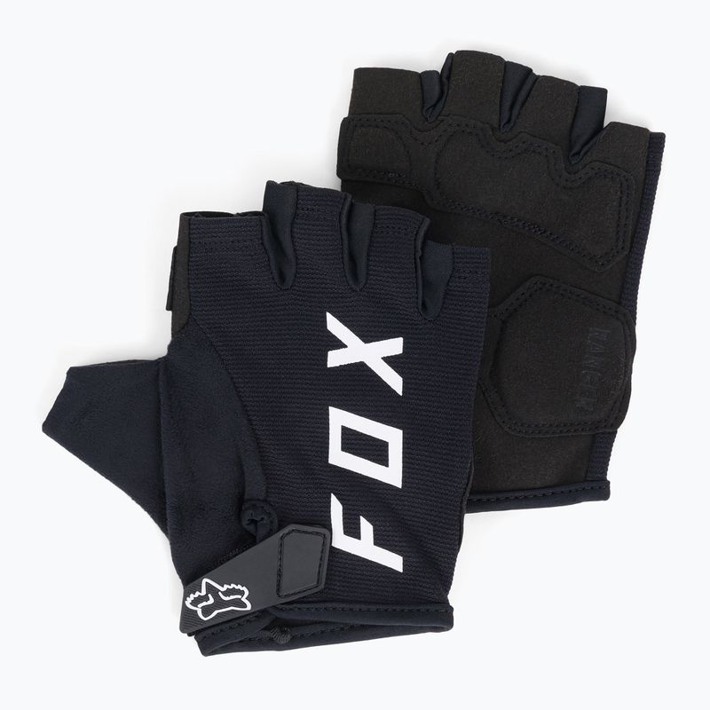 FOX Ranger Gel Half Fingers férfi kerékpáros kesztyű fekete 27379_001_S