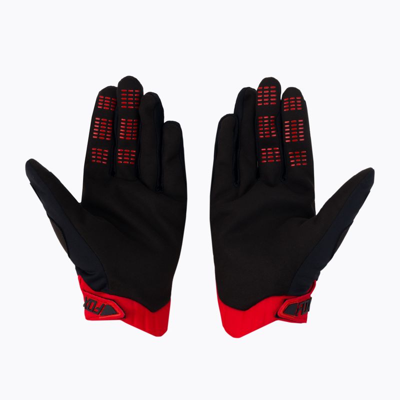 FOX Legion férfi kerékpáros kesztyű fekete/piros 25800_017_S 2