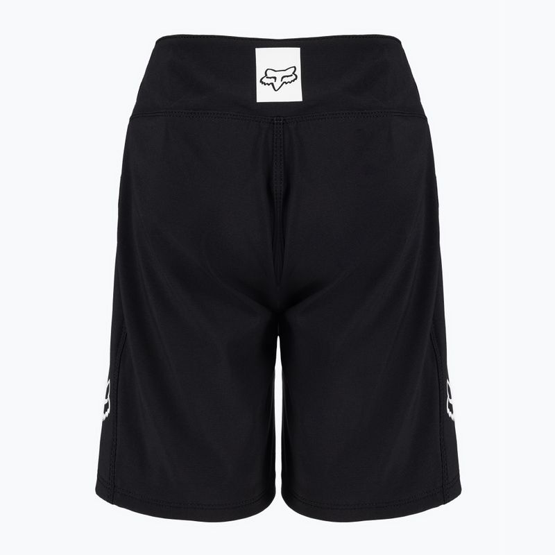 FOX Defend gyermek kerékpáros rövidnadrág fekete 29297_001_Y22 2