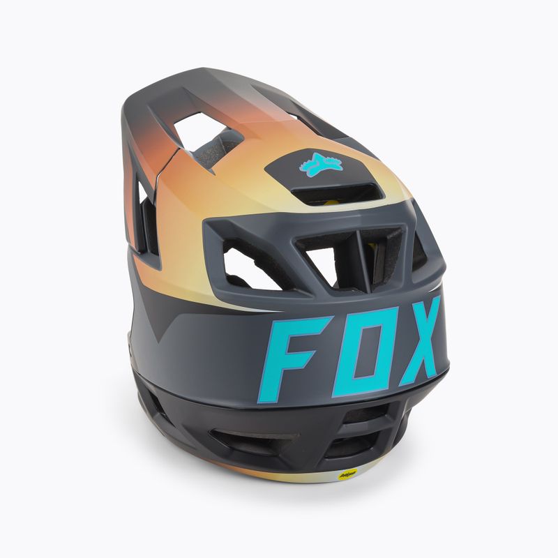 FOX Proframe Graphic 2 kerékpáros sisak fekete-narancs 29598 3