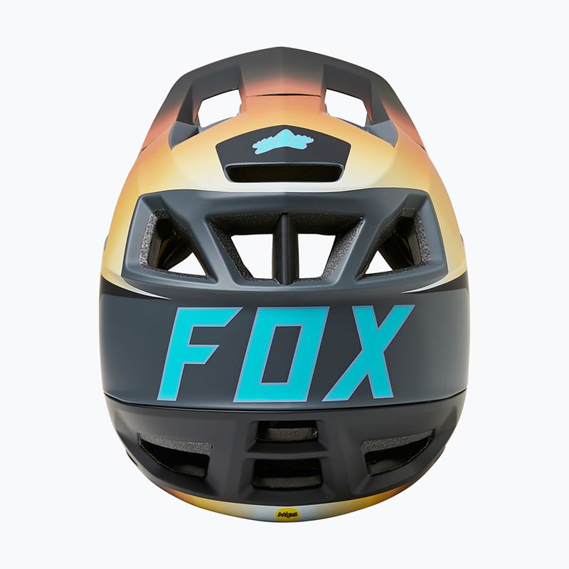 FOX Proframe Graphic 2 kerékpáros sisak fekete-narancs 29598 12