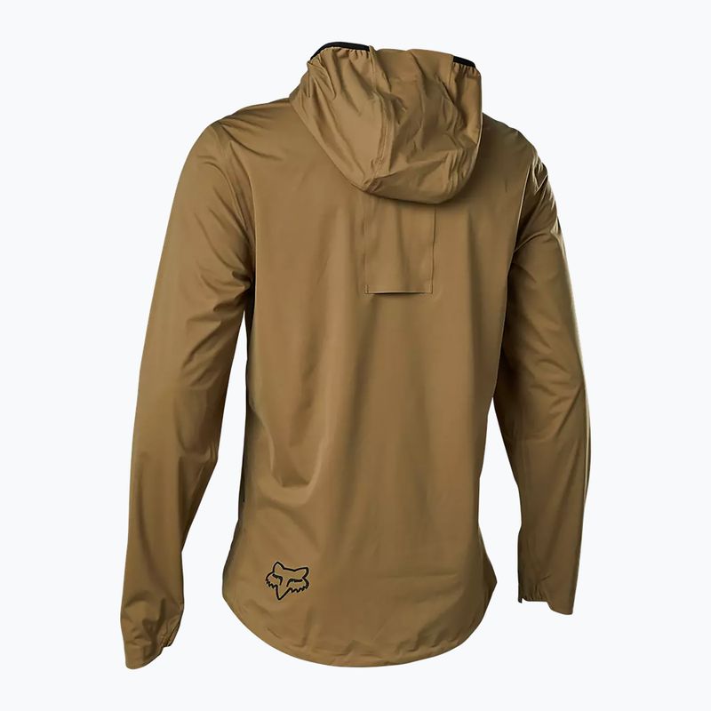 Fox Racing Flexair Water férfi kerékpáros kabát barna 28895_374 2