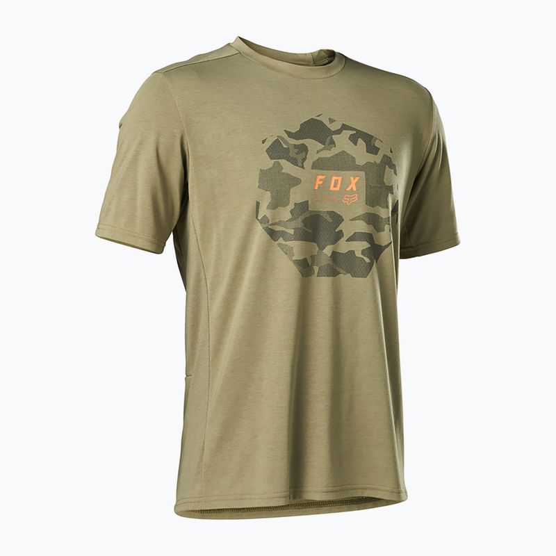 Férfi kerékpáros mez Fox Racing Ranger DR Camo Moth SS zöld 28871_374