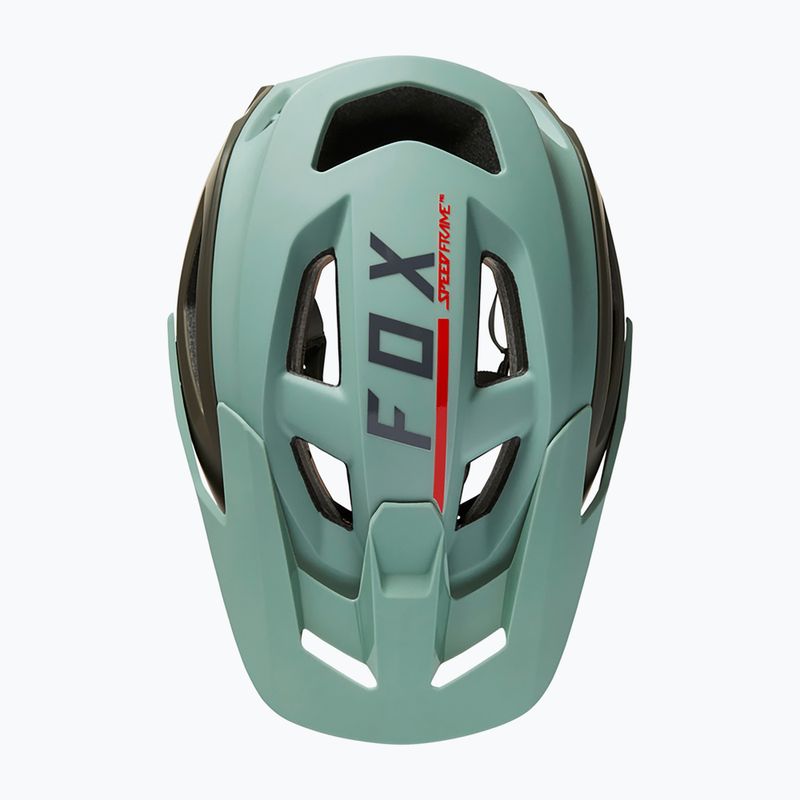 Fox Racing Speedframe Pro Blocked zöld kerékpáros sisak 29414_341 11