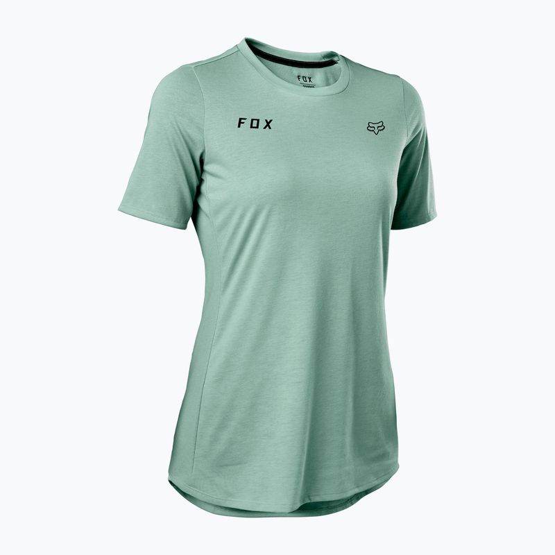 Női kerékpáros mez FOX Ranger Dr SS mez Dupla Fox eukaliptusz 29302