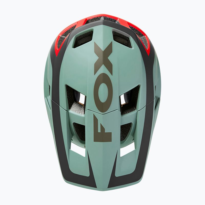 Fox Racing Dropframe Pro Dvide kerékpáros sisak zöld 29396_341 9