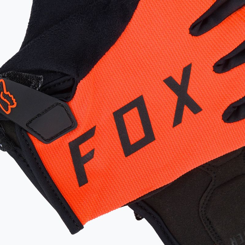 FOX Ranger Gel Férfi kerékpáros kesztyű fekete narancssárga 27379 4