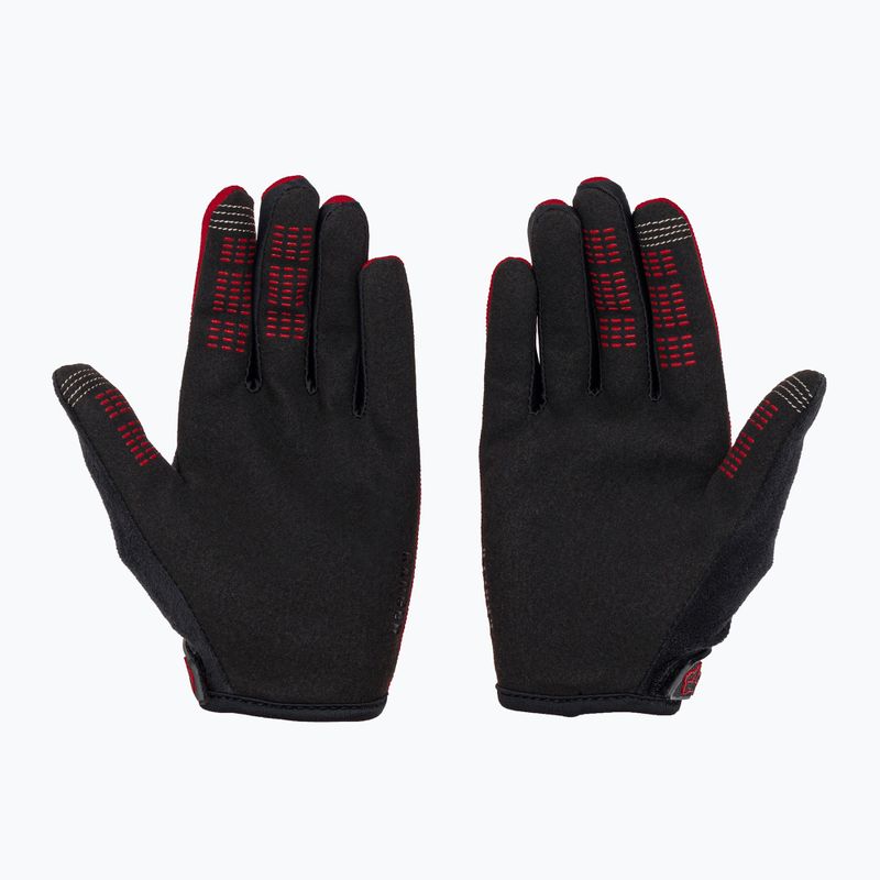 FOX Ranger gyermek kerékpáros kesztyű fekete/piros 27389 2