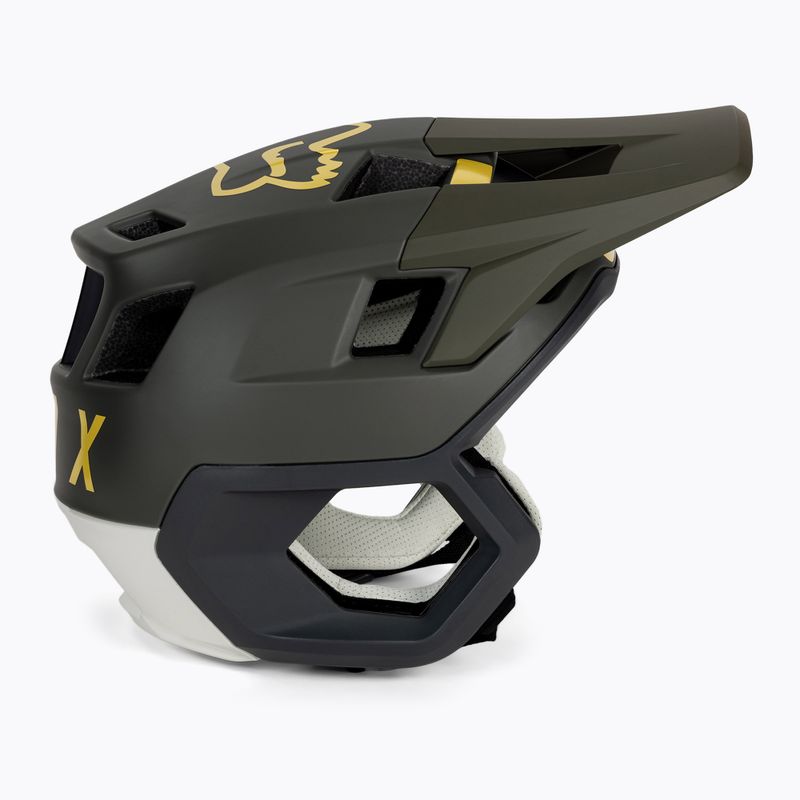 FOX Dropframe Pro kerékpáros sisak zöld 26800 3