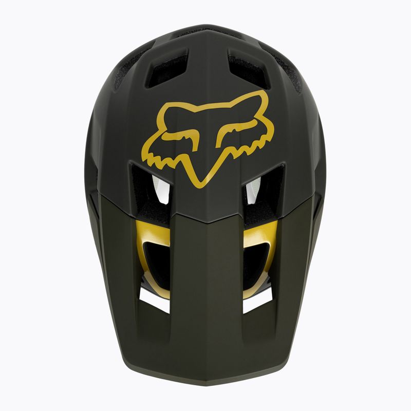 FOX Dropframe Pro kerékpáros sisak zöld 26800 6