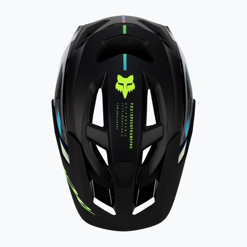 FOX Speedframe Pro Lunar kerékpáros sisak fekete 29881-001 6