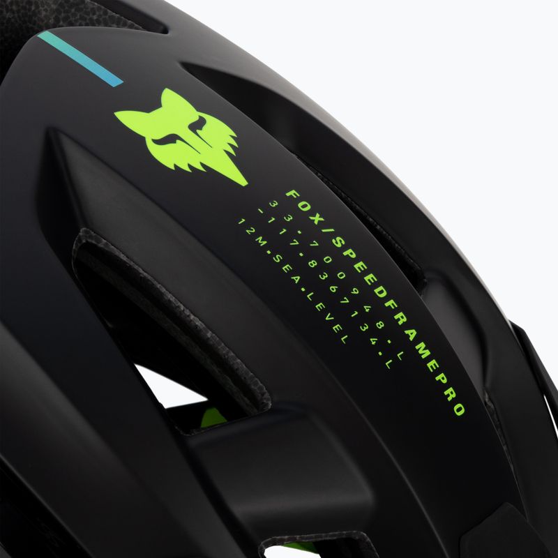 FOX Speedframe Pro Lunar kerékpáros sisak fekete 29881-001 9